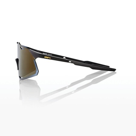 100% Hypercraft - Mat Siyah - Soft Gold Mirror Lens - 9