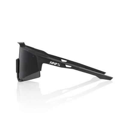 100% SPEEDCRAFT - Soft Tact Black - Smoke Lens - 3