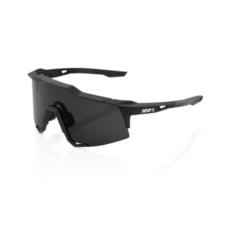 100% SPEEDCRAFT - Soft Tact Black - Smoke Lens - 2