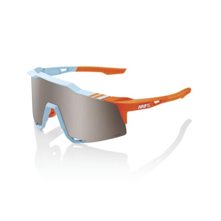 100% SPEEDCRAFT - Soft Tact Two Tone - HiPER Silver Mirror Lens - 8