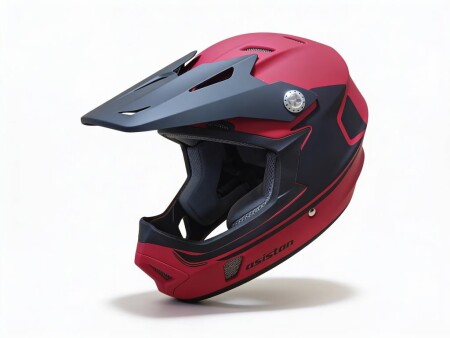 Asistan Full Face Tam Korumalı Kask 55-56  Kırmızı - 1