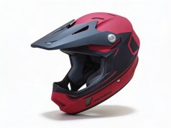 Asistan Full Face Tam Korumalı Kask 55-56  Kırmızı