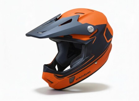 Asistan Full Face Tam Korumalı Kask 55-56 Turuncu - 1