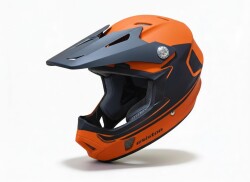 Asistan Full Face Tam Korumalı Kask 57-58 Turuncu