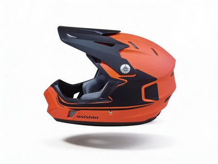 Asistan Full Face Tam Korumalı Kask 59-60 Turuncu - 2