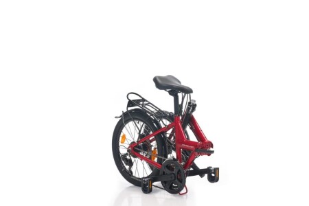 Bianchi ADHOC F21 MD Katlanır Bisiklet 21 Vites Kırmızı - 4