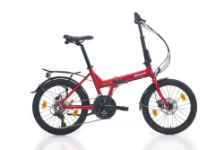 Bianchi ADHOC F21 MD Katlanır Bisiklet 21 Vites Kırmızı - BİANCHİ