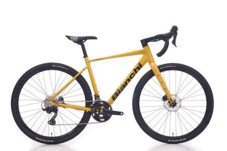 Bianchi Nirone7 Gravel Yol Çakıl Bisikleti 2x12V 48cm Mat Sarı - 1