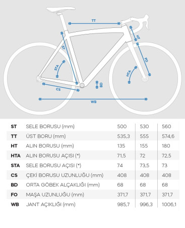 Bianchi R0013-Disk Hidrolik Fren Yol - Yarış Bisikleti 50 Cm 2x12 vites - 2