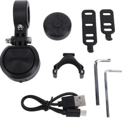 Briviga BEL-3E17A Elektronik Bisiklet Kornası 120 db Uzaktan Kumandalı Alarm - 4