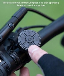 Briviga BEL-3E17A Elektronik Bisiklet Kornası 120 db Uzaktan Kumandalı Alarm - 7