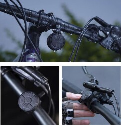 Briviga BEL-3E17A Elektronik Bisiklet Kornası 120 db Uzaktan Kumandalı Alarm - 6