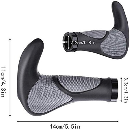 Briviga Bisiklet Elcik Barentli Ergonomik Elcik Uzun 140mm Vidalı - 2