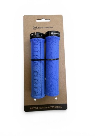 Briviga Bisiklet Elcik Uzun 137mm Vidalı Mavi-Siyah - 2