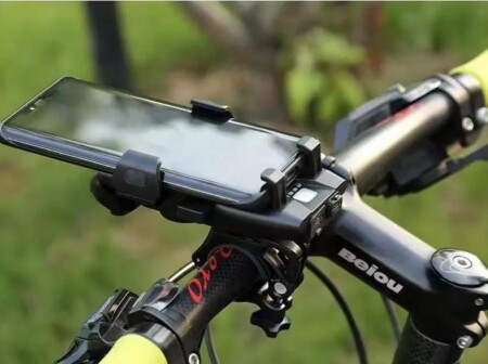 Briviga EBL-3612 Işık 650 Lümen USB Şarjlı Bisiklet Lamba 4 in1 Telefon Tutucu,Korna - 8