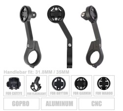 Briviga LW-HOLDER01 Yol Bilgisayarı GPS Tutucu Mount Garmin-Wahoo