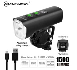 Briviga LW-F1400 USB Şarjlı 1500 Lümen Işık Bisiklet Lamba - 3