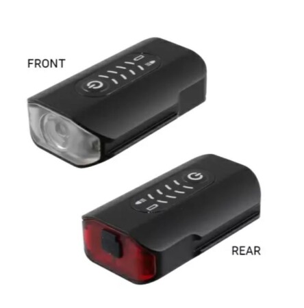 Briviga LW-F500 600 Lümen 2'si 1 Arada Ön & Arka Işık USB Bisiklet Lamba - 7