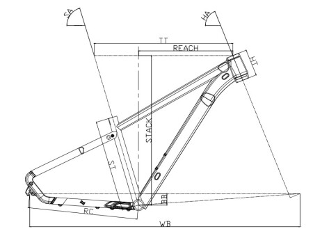 Carraro CRX 711 Dağ Bisiklet S/40Cm 1x11 Vites - 2