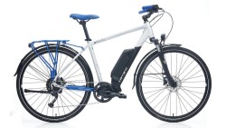 Carraro e-Time Mars Elektrikli Şehir Bisikleti 28 Jant Mat Gümüş/Mavi 51cm