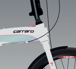 Carraro Flexi 108 Hidrolik Disk Katlanır Bisiklet 8 Vites Gümüş - CARRARO