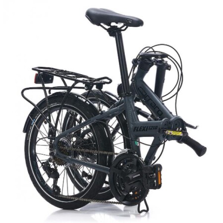 Carraro Flexi 121 Katlanır Bisiklet 21 Vites Mat Haki-Bakır - 4