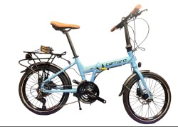 Carraro Flexi 121D Hidrolik Disk Katlanır Bisiklet 21 Vites Mavi - CARRARO