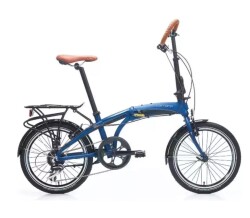Carraro Flexi Comfort Katlanır Bisiklet 8 Vites Mat Navy Mavi - CARRARO