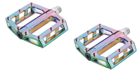 Drox PD720R Alüminyum Bisiklet Pedalı Rulmanlı Rainbow - 1