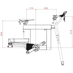 Elite Square Smart Trainer Gövdesi - 9