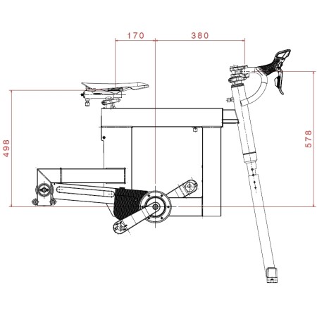 Elite Square Smart Trainer Gövdesi - 9