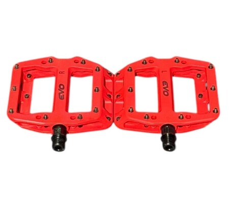 EVO Çivili Platform Pedal Rulmanlı - Kırmızı - 2