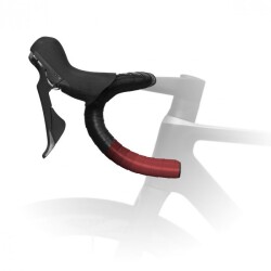 Fizik Gidon Bandı Vento 2mm Microtex Tacky Siyah-Kırmızı - 2