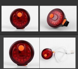 Forta GT Bainbow Usb Şarjlı Bisiklet Arka Işık Xbyc 6121 - 2