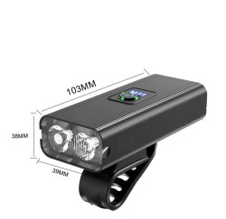 Forte GT 1200lm Bisiklet Ön Işık Usb Şarjlı Xbyc 6051 - 2