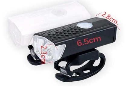 Forte GT 300 Lümen Bisiklet Ön Farı Xbyc 6131 Usb Şarjlı - 5