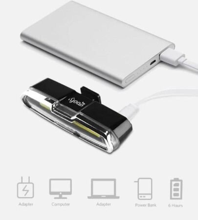 Forte GT Bisiklet USB şarjlı Led Kırmızı Mavi Beyaz Xbyc 6017-3 - 4