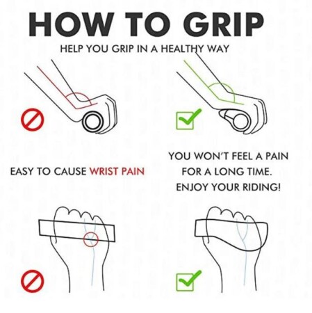 Forte GT Ergonomik Bisiklet Elcik Xbyc 700 D Sarı - 6