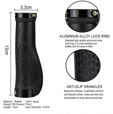 Forte GT Ergonomik Bisiklet Elcik Xbyc 700 D Siyah - 7