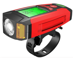 Forte GT 3 in 1 Kablolu Km Saati Far Korna Xbyc 6029-1 Kırmızı - Forte GT