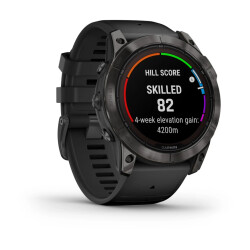 Garmin Fenix 7x Pro Saphire Solar - Karbon Gri DLC Titanyum - 3