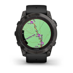 Garmin Fenix 7x Pro Saphire Solar - Karbon Gri DLC Titanyum - 4