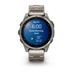 Garmin fenix 8 - 47 mm, AMOLED - Sapphire, Titanyum, Vented Titanyum Kayışlı - 2