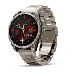 Garmin fenix 8 - 47 mm, AMOLED - Sapphire, Titanyum, Vented Titanyum Kayışlı