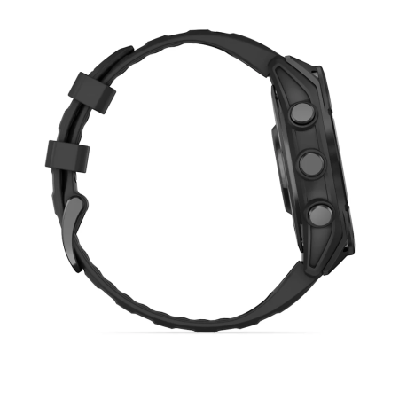 Garmin fenix 8 - 47 mm, AMOLED Slate Gri, Siyah Silikon Kayışlı - 5