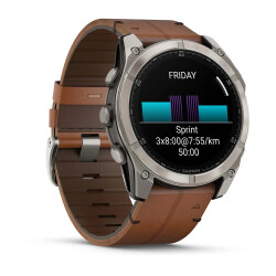 Garmin fenix 8 - 51 mm, AMOLED - Sapphire, Titanyum, Deri Kayışlı - 2