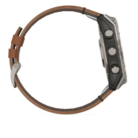 Garmin fenix 8 - 51 mm, AMOLED - Sapphire, Titanyum, Deri Kayışlı - 4
