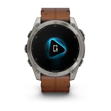 Garmin fenix 8 - 51 mm, AMOLED - Sapphire, Titanyum, Deri Kayışlı - 5