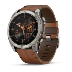 Garmin fenix 8 - 51 mm, AMOLED - Sapphire, Titanyum, Deri Kayışlı