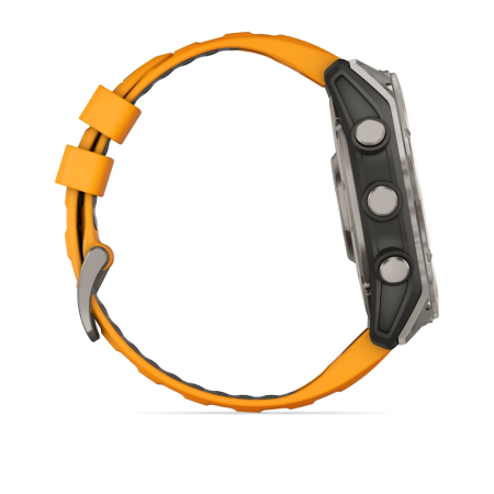 Garmin fenix 8 - 51 mm, AMOLED - Sapphire, Titanyum Turuncu/Grafit Kayışlı - 5